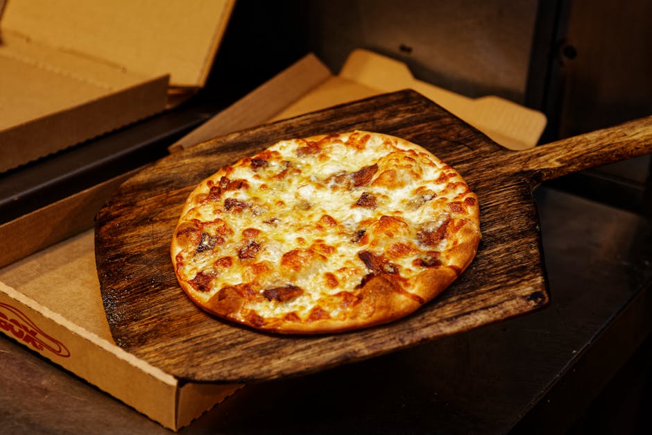 Authentic Italian pizza preparation